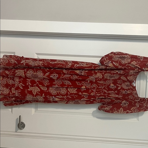Floral Red Dress - Picture 1 of 2